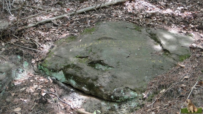 Ritterstein Nr. 091-2 Zum Kanzelfelsen 120 Schr..JPG - Ritterstein Nr.91  Zum Kanzelfelsen 120 Schr.